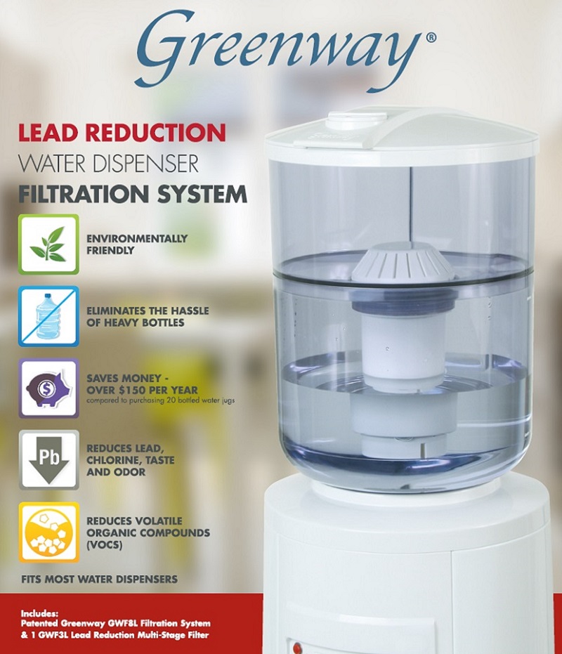 Greenway Water Filtration System With Lead and Chemical Reduction for